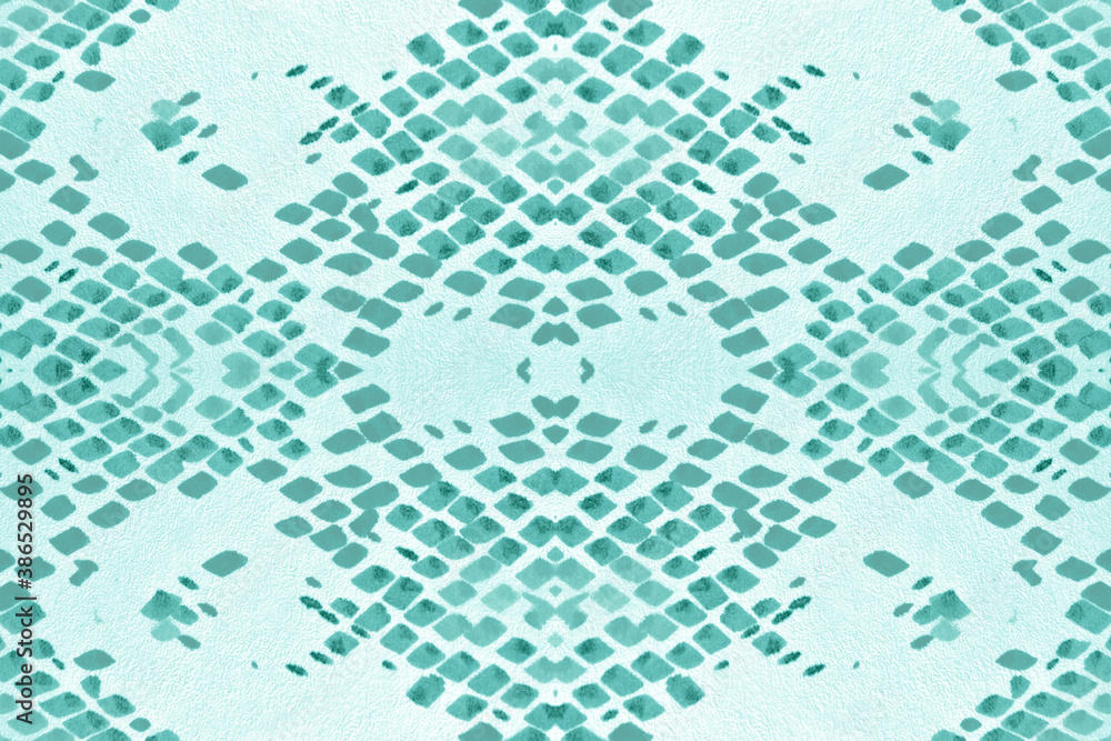 Watercolor Splatter Reptilie Pattern. Watercolor Splatter Reptilie Pattern.