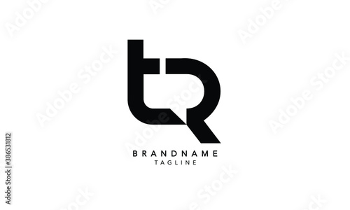 Alphabet letters Initials Monogram logo TR, RT, T and R photo