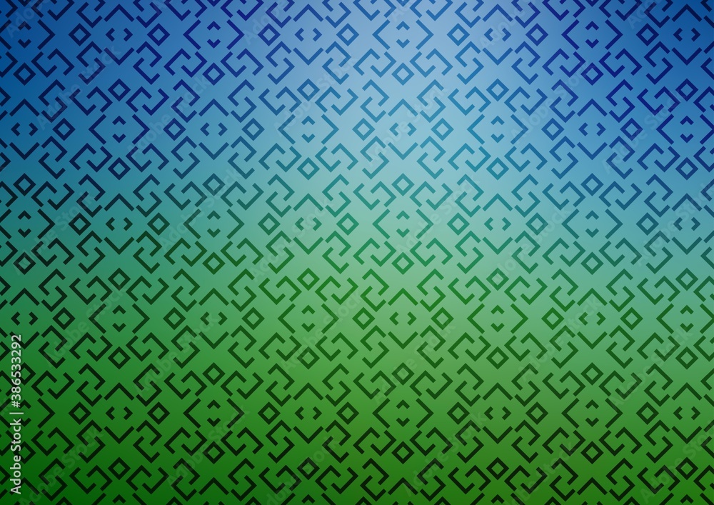 Light Blue, Green vector layout with flat lines. Light Blue, Green vector layout with flat lines.