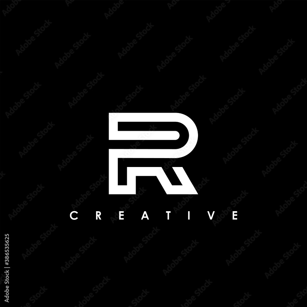 R Letter Initial Logo Design Template Vector Illustration R Letter Initial Logo Design Template Vector Illustration
