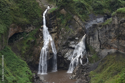 a la cascada del Agoyan Baños Provincia del Tungurahua Ecuador photo