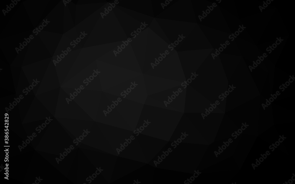 Dark Silver, Gray vector polygon abstract layout. Dark Silver, Gray vector polygon abstract layout.