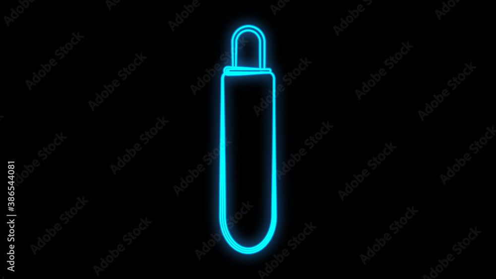 hot dog on a black background, neon, vector illustration. sausage sandwich, stuffed, appetizing bun. neon blue. bright signboard for cafe, restaurant hot dog on a black background, neon, vector illustration. sausage sandwich, stuffed, appetizing bun. neon blue. bright signboard for cafe, restaurant