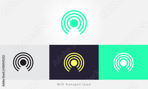 wireless wifi network communication symbol icon vector design