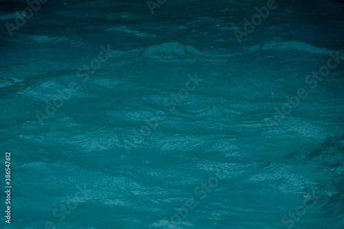 Dark turquoise water pattern