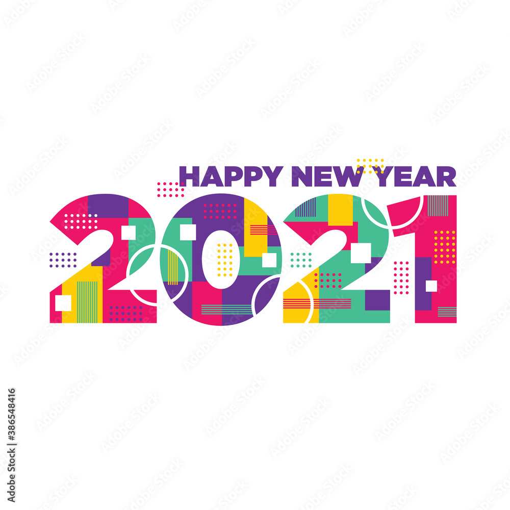 Obraz premium 2021 Banner Text