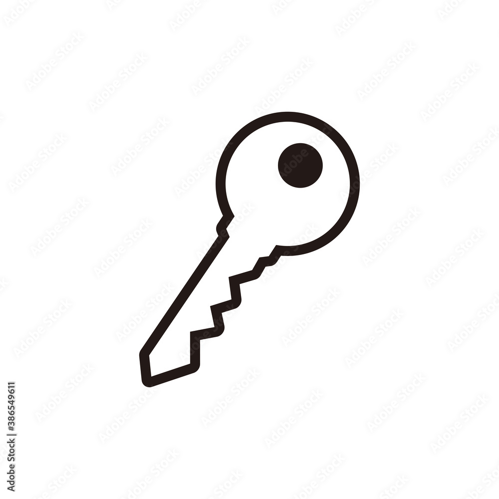 Key icon. Key vector icon Key icon. Key vector icon