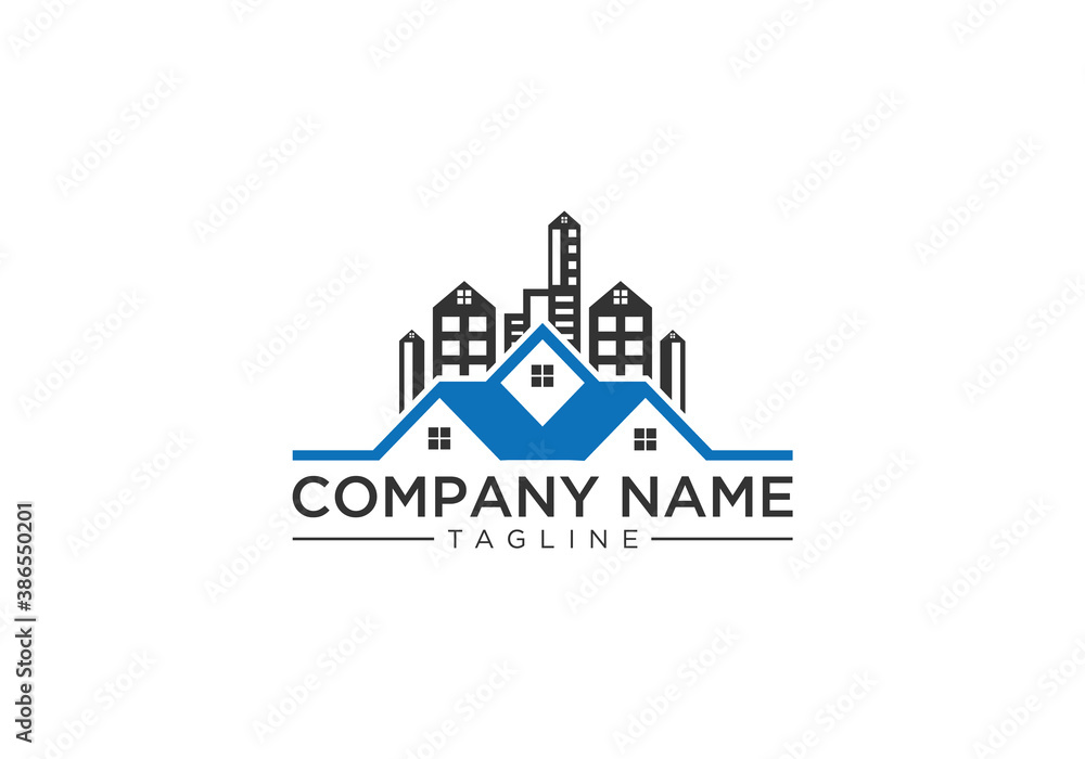 Real Estate City Logo . Modern Logo idea. Real Estate City Logo . Modern Logo idea.