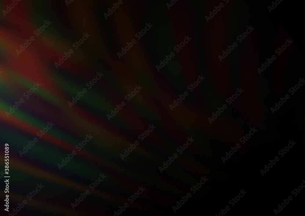 Dark Black vector blurred bright pattern. Dark Black vector blurred bright pattern.