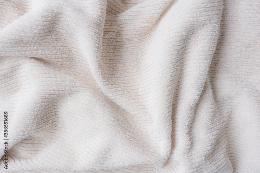 Full frame closeup of beige towel with soft filter effect - background concept Full frame closeup of beige towel with soft filter effect - background concept
