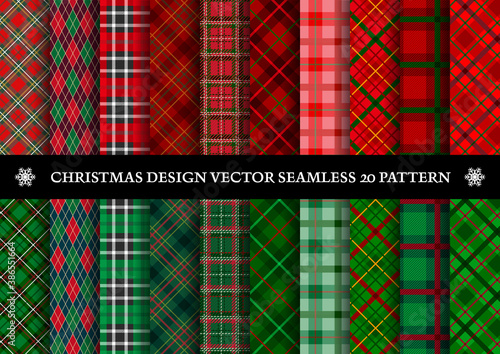 CHRISTMAS DESIGN VECTOR SEAMLESS 20 PATTERN