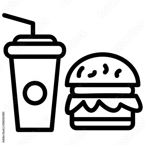 Burger and Drink