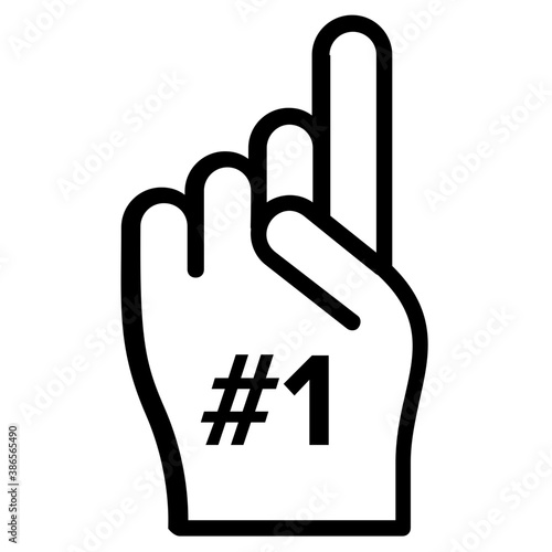 Foam Fan Finger