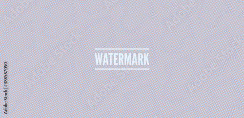 Arrows extruded from dotted pattern. Digital watermark for security paper, certificate, voucher or banknote. Generative computer art. 3d vector illustration.