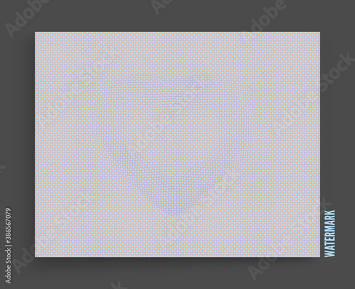 Abstract pattern of dottes in the shape of heart. Digital watermark. 3D design element. Love symbol. Optical illusion art. Valentine's day vector illustration. photo