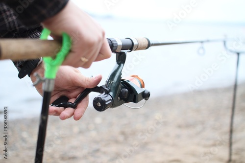 fishing on the lake