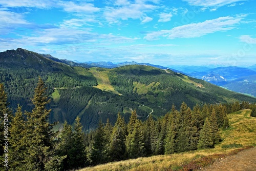 Austrian Alps-view on the Planai from Hauser Kaibling © bikemp