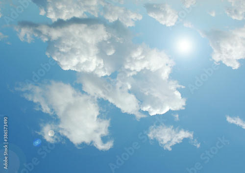 Cloudy sky background