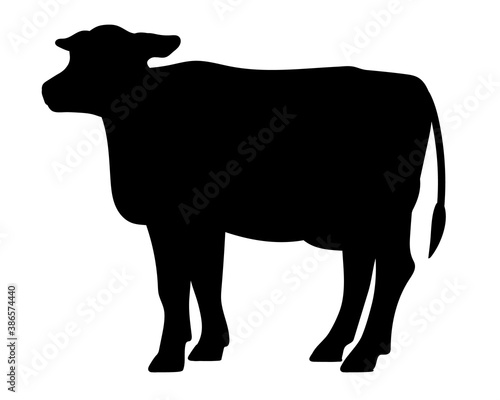 Illustration material of cow / Vector