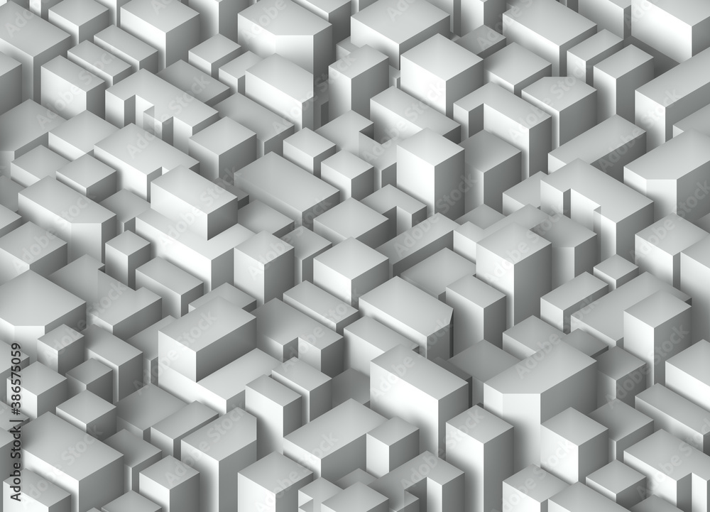 抽象的3D背景画像(街並み風) 抽象的3D背景画像(街並み風)