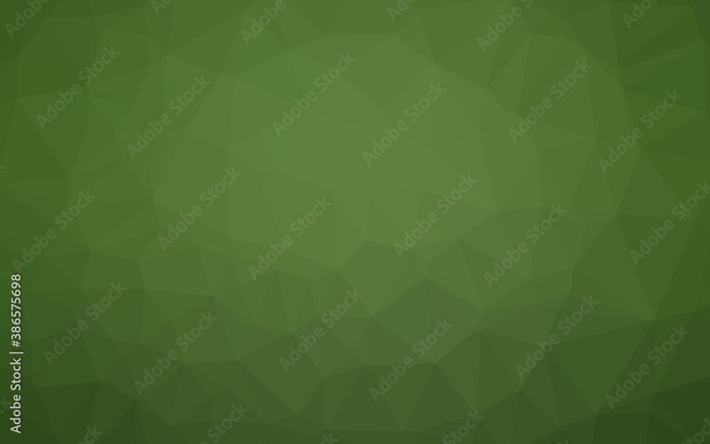 Light Green vector low poly layout. Light Green vector low poly layout.