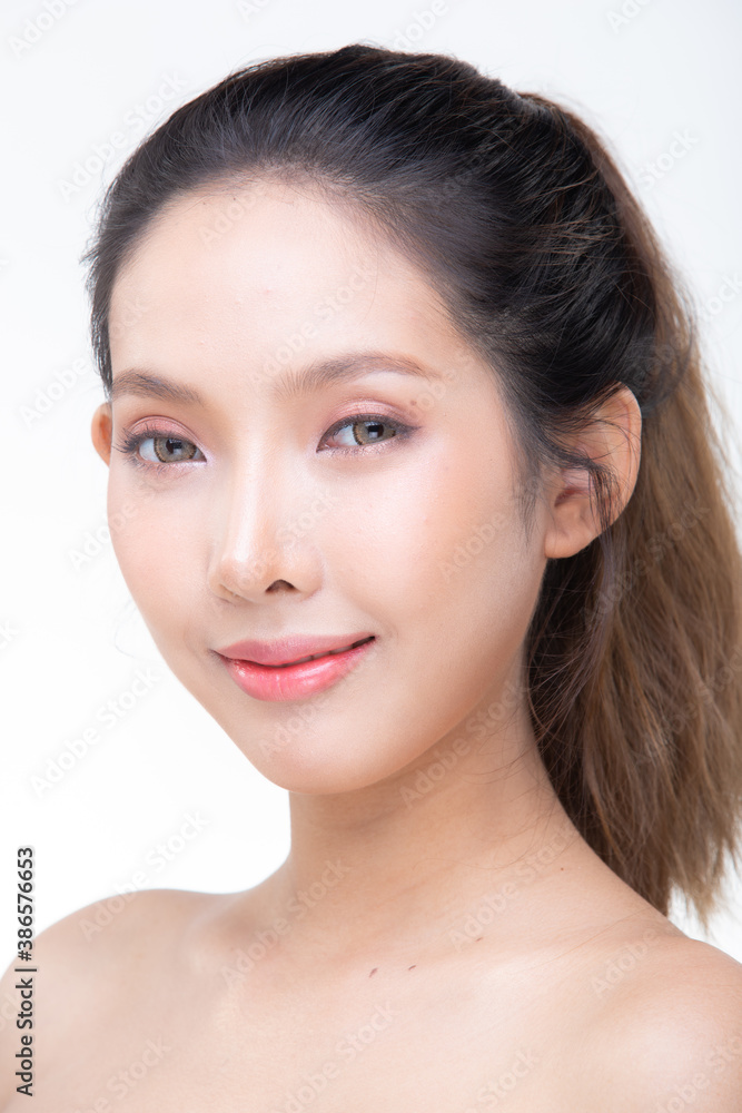 Fashion Portrait Profile Asian Woman fashionable item make up Fashion Portrait Profile Asian Woman fashionable item make up