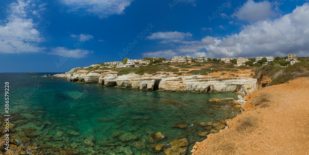 Coastline on Cyprus island