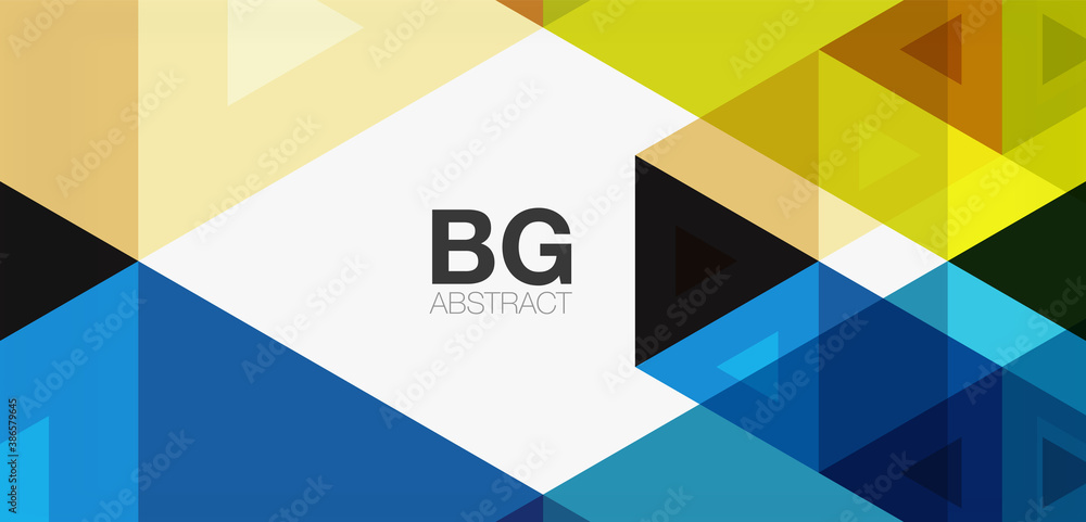 Mosaic triangle pattern abstract background for cover, banner, flyer and poster and other template Mosaic triangle pattern abstract background for cover, banner, flyer and poster and other template