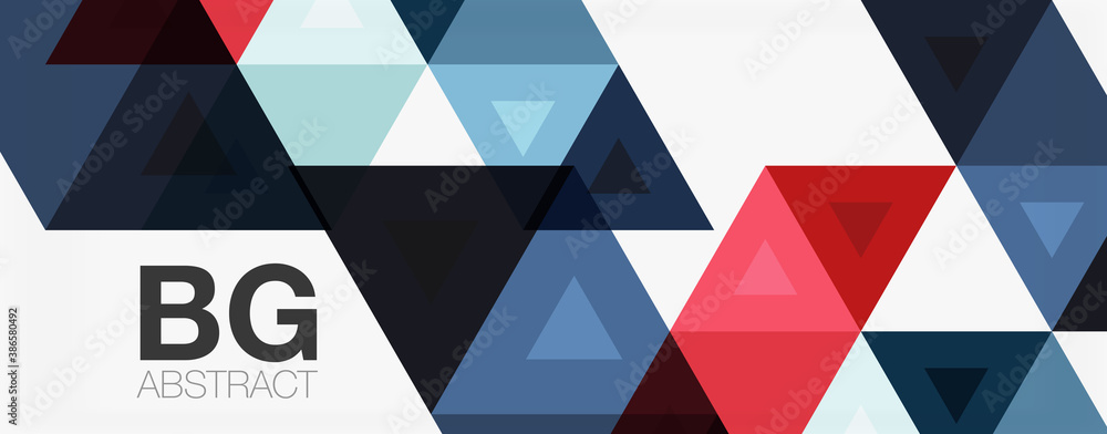 Mosaic triangle pattern abstract background for cover, banner, flyer and poster and other template Mosaic triangle pattern abstract background for cover, banner, flyer and poster and other template