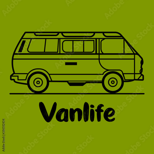Van - vanlife - illustration