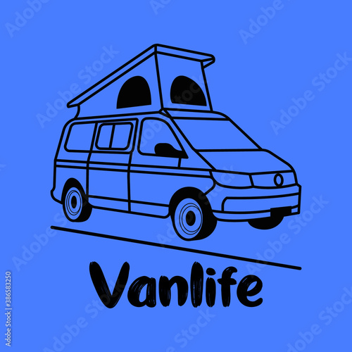 Van - vanlife - illustration photo