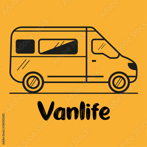 Van - vanlife - illustration