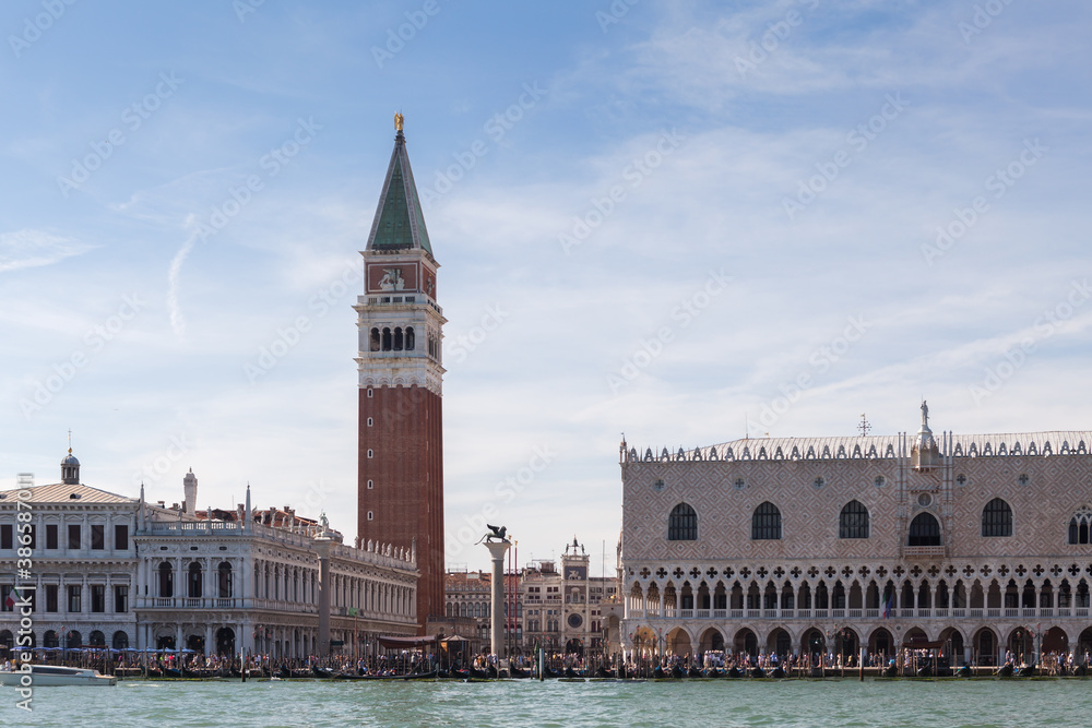 Seaview of Piazza San Marco and The Doge's Palace, Venice, Italy