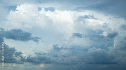 Fototapeta Naklejka Na Ścianę i Meble -  Blue sky with more clouds.