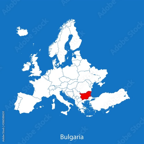 map of Bulgaria