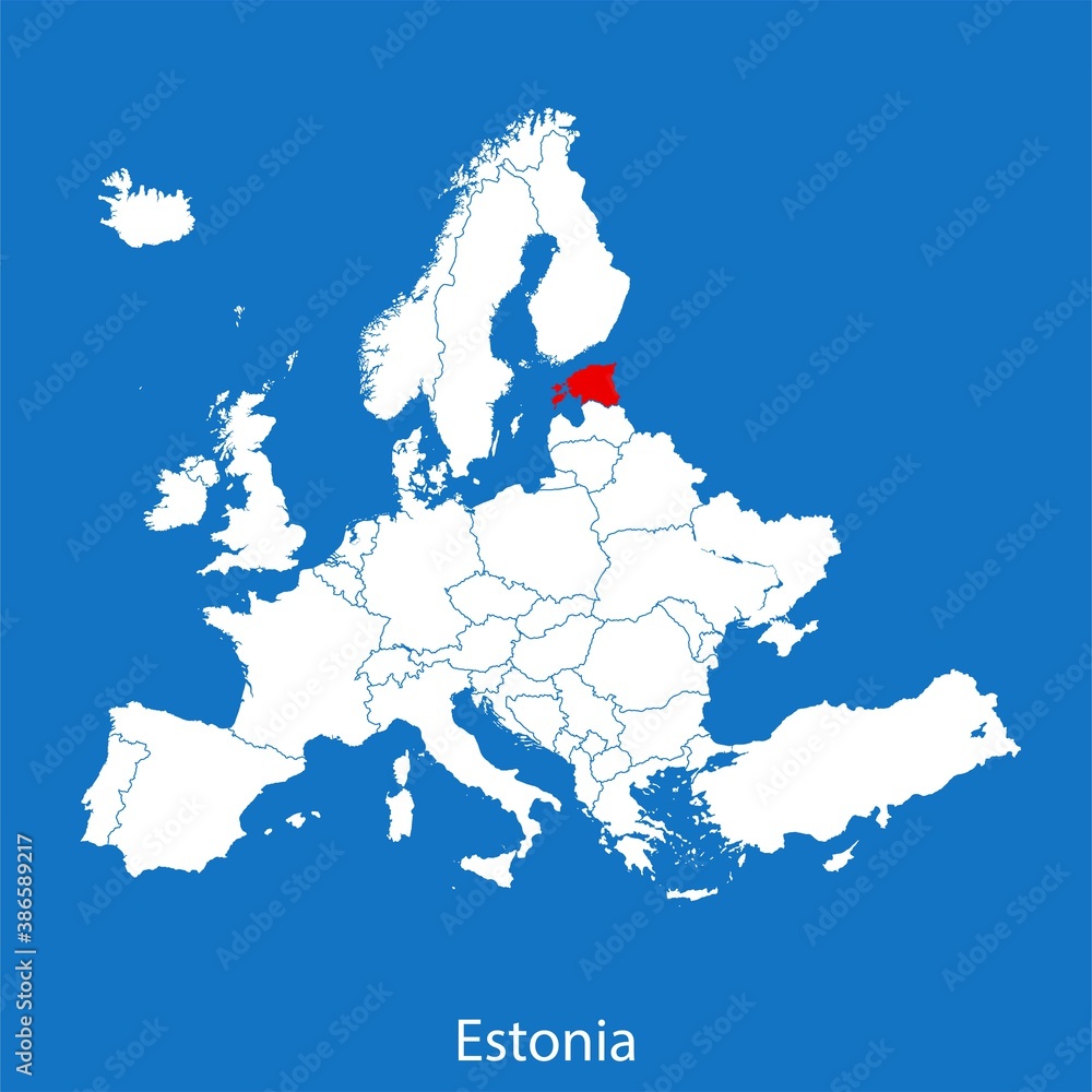 map of Estonia