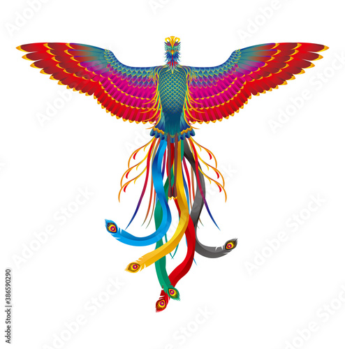 空想の霊獣.鳳凰.チャイニーズフェニックス.