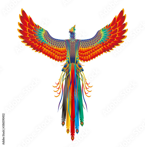 空想の霊獣.鳳凰.チャイニーズフェニックス.