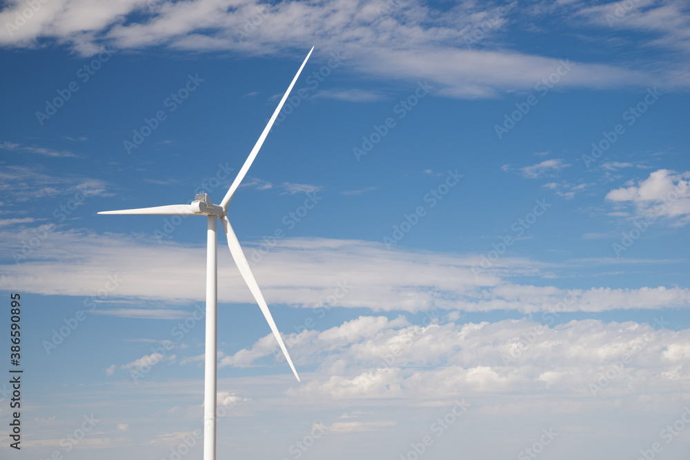 Sustainable wind energy concept view Sustainable wind energy concept view