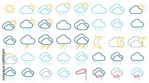 Wetter Icon Set