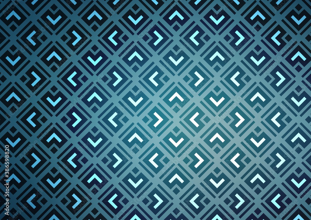 Light BLUE vector backdrop with lines, cubes. Light BLUE vector backdrop with lines, cubes.