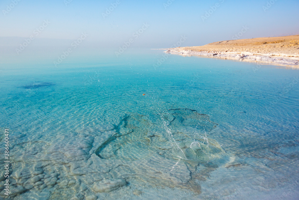 Water of the Dead Sea. Jordan