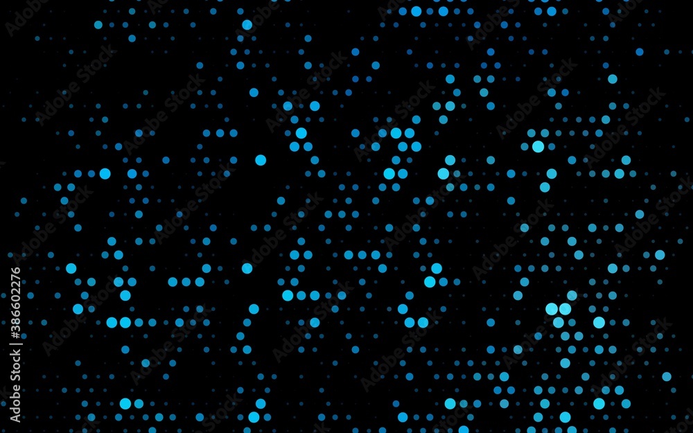 Dark BLUE vector background with bubbles. Dark BLUE vector background with bubbles.
