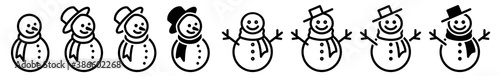 Snowman Icon | Vector Isolated