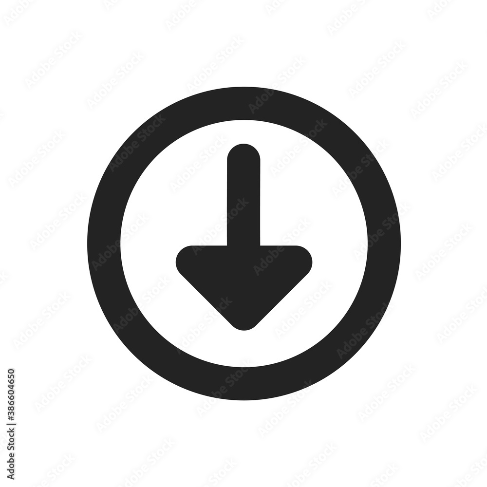 Black arrow icon pointing forward direction. Black arrow icon pointing forward direction.