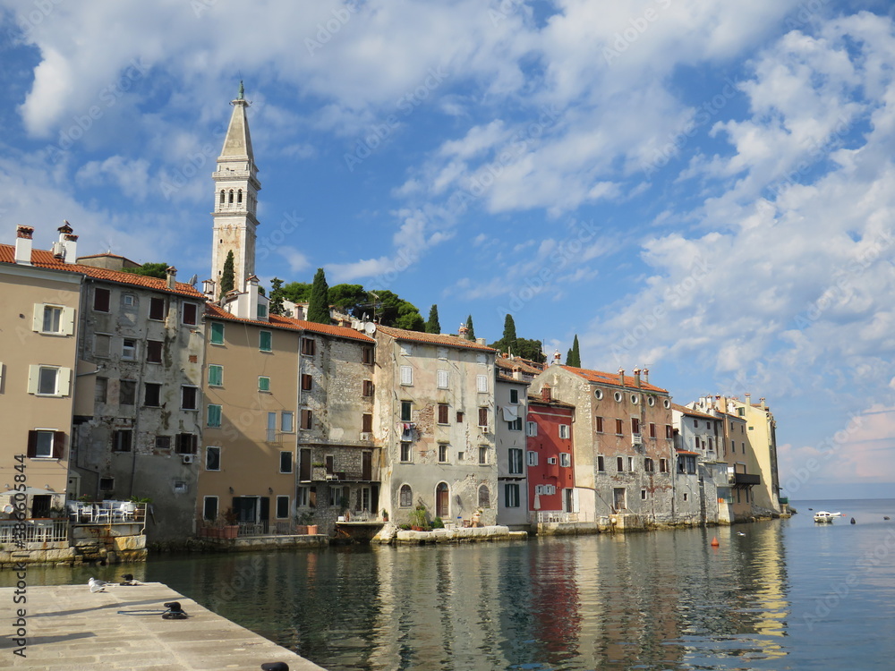Altstadt am Hafen, Rovinj, Istrien, Kroatien