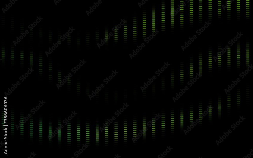 Dark Green vector pattern with narrow lines. Dark Green vector pattern with narrow lines.