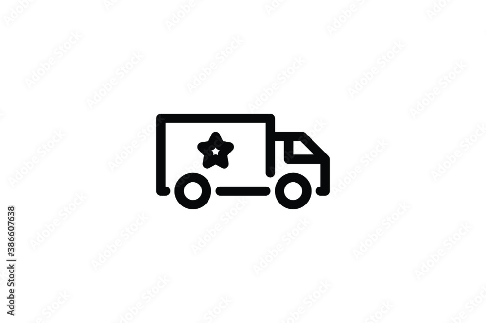 Police Outline Icon - Police Car Police Outline Icon - Police Car