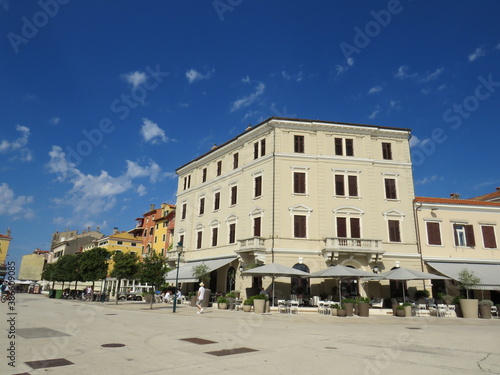 Renoviertes Haus aus der Österreich-Ungarischen Kaiserzeit in Rovinj, Istrien, Kroatien