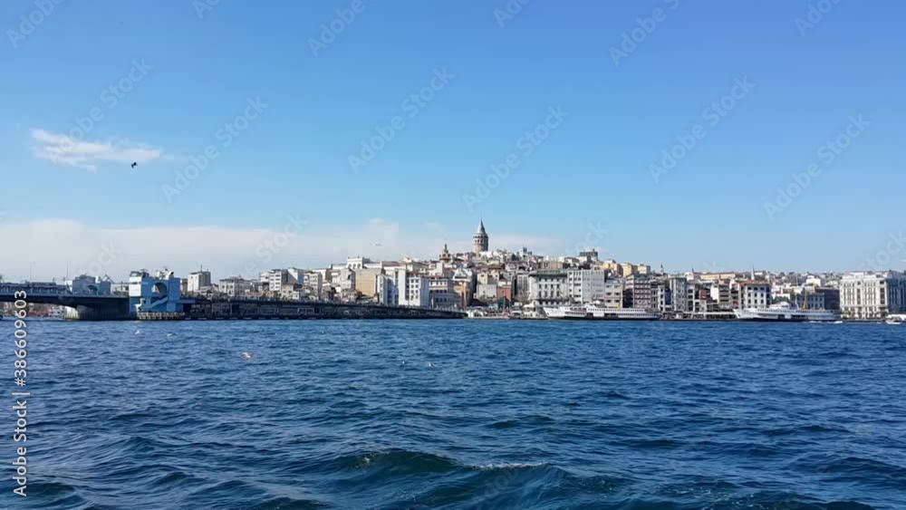 Cityscape of Istanbul from a ferry Cityscape of Istanbul from a ferry